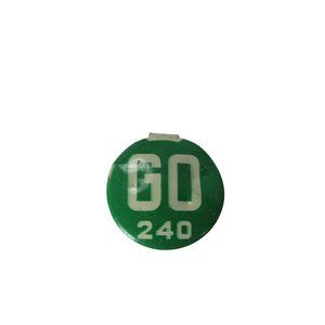 Vintage Go 240 Lapel Button Green Duck Company Chicago 30097